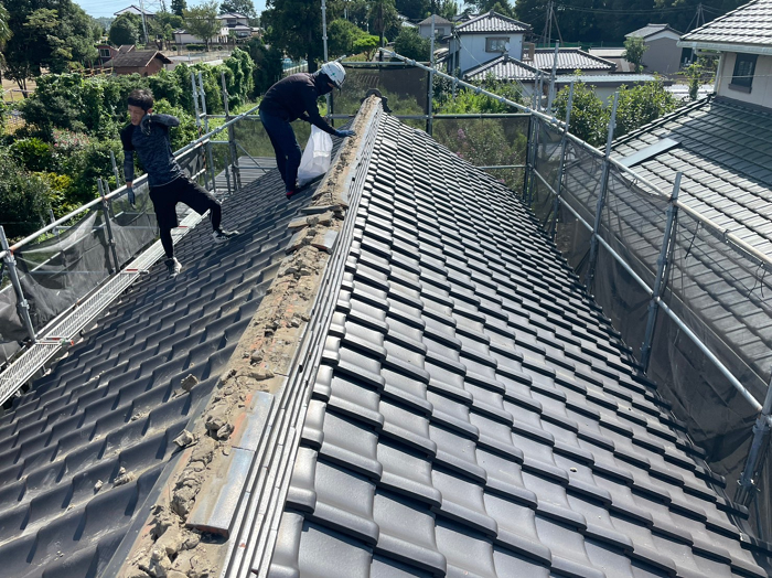葺き替え工事施工前